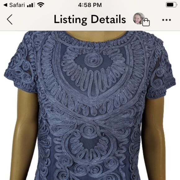 JS Collection Evening Cocktail Dress in Excellent Condition - Picture 7 of 16